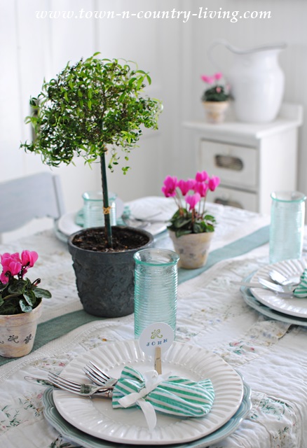 Rosemary Topiary for Effortless Spring Tablescape