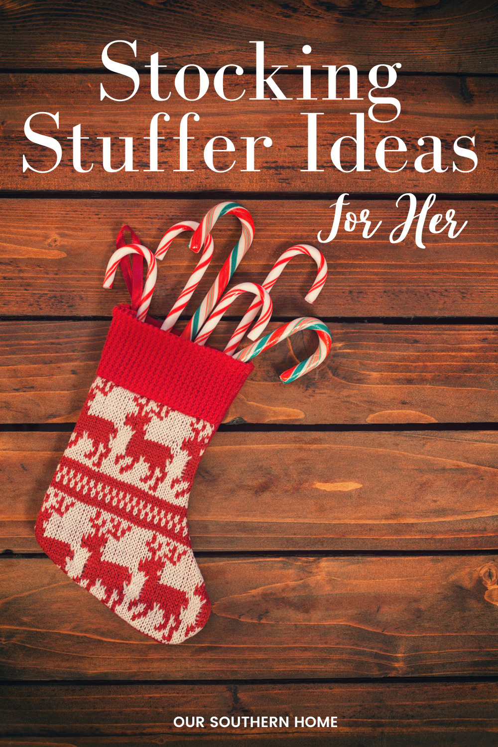 stocking stuffer graphic with tect overlay