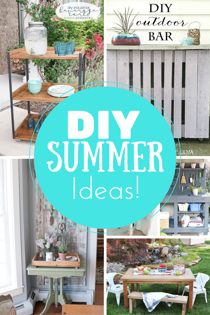DIY Summer Entertaining Projects via Our Southern Home. Features from Inspiration Monday!