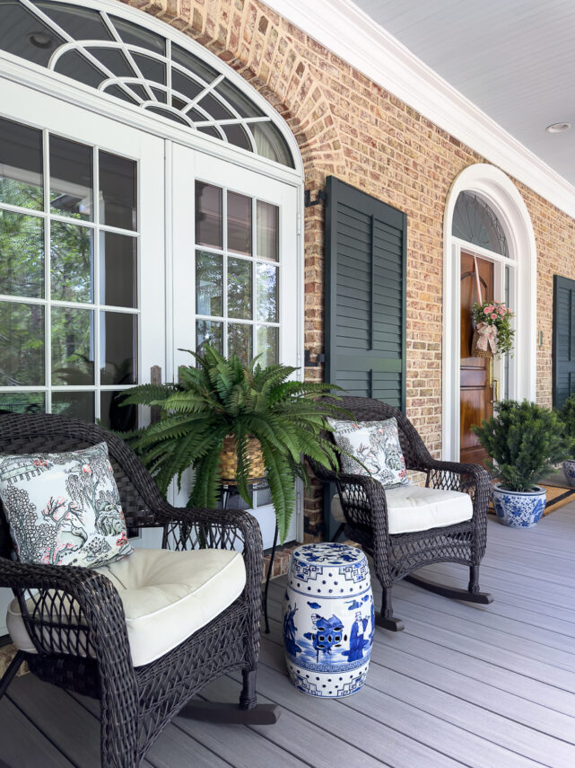Our Timeless Southern Front Porch and Summer Garden Tour