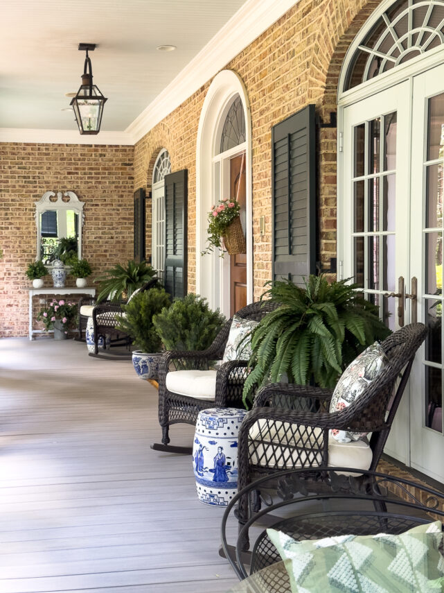 Our Timeless Southern Front Porch and Summer Garden Tour