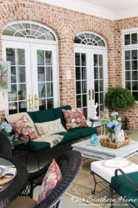 Summer on the screened porch by Our Southern Home #porches #screenedporch