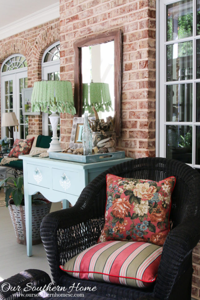 Summer on the screened porch by Our Southern Home #porches #screenedporch