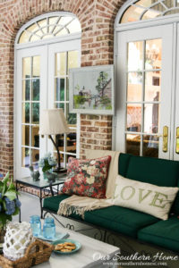 Summer on the screened porch by Our Southern Home #porches #screenedporch