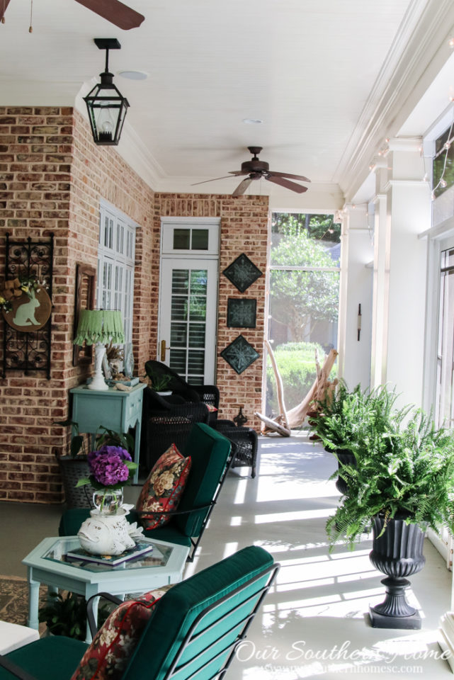 Summer on the screened porch by Our Southern Home #porches #screenedporch