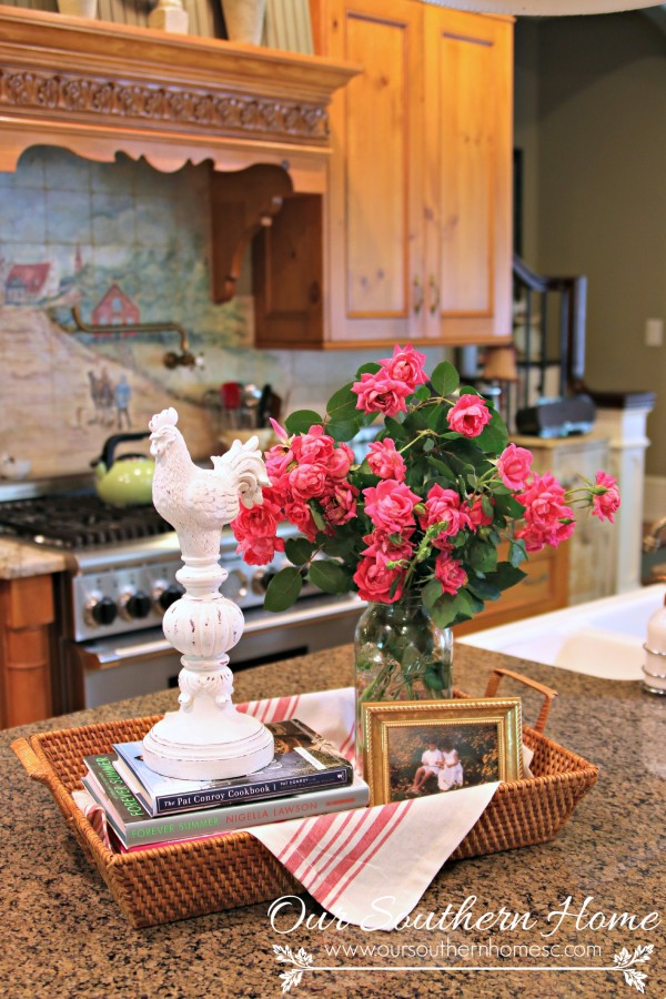 Summer in the kitchen by Our Southern Home. Decorating inspriation for summer.