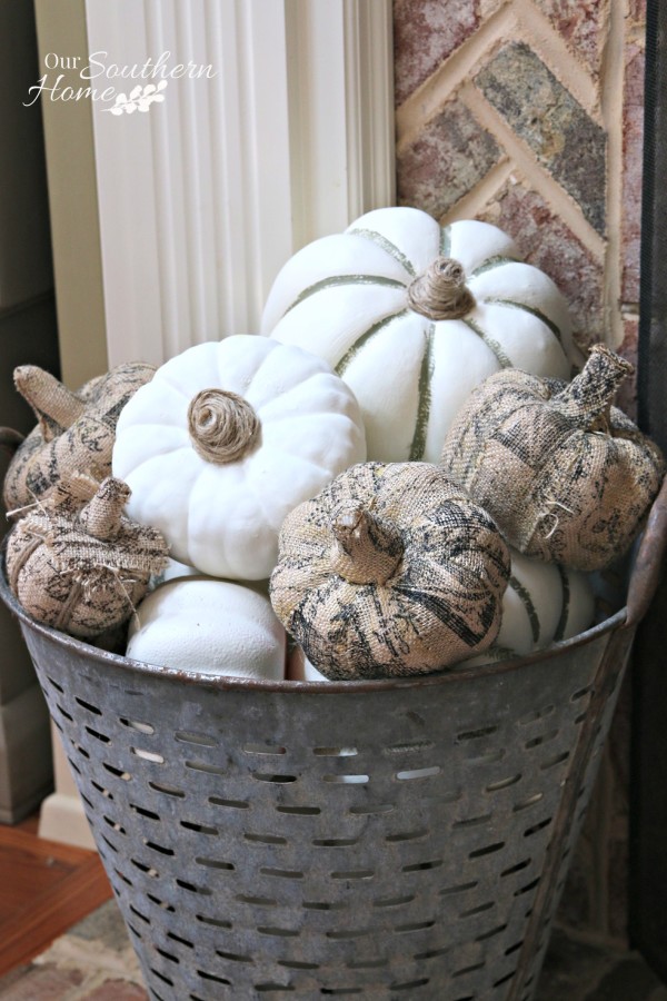 Thanksgiving mantel for one space, three ways by Our Southern Home