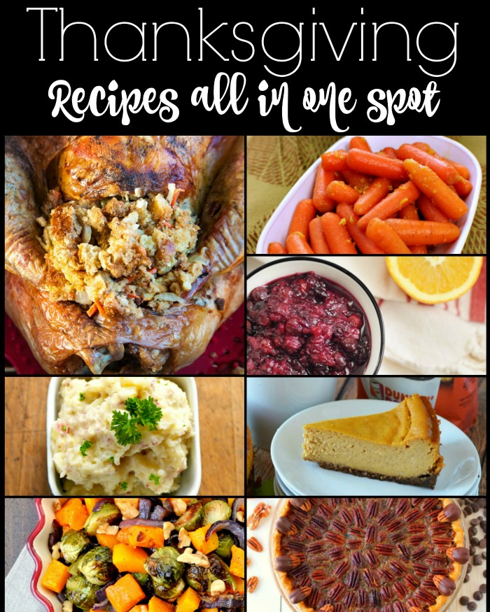 Thanksgiving Recipes All In One Spot