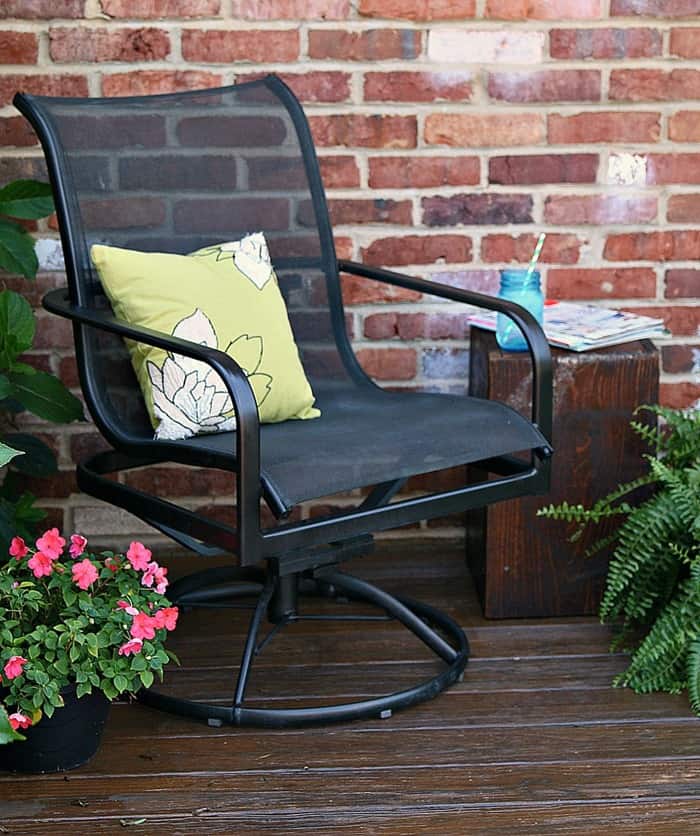 Image for Spray Paint Mesh Metal Outdoor Patio Furniture - Petticoat Junktion