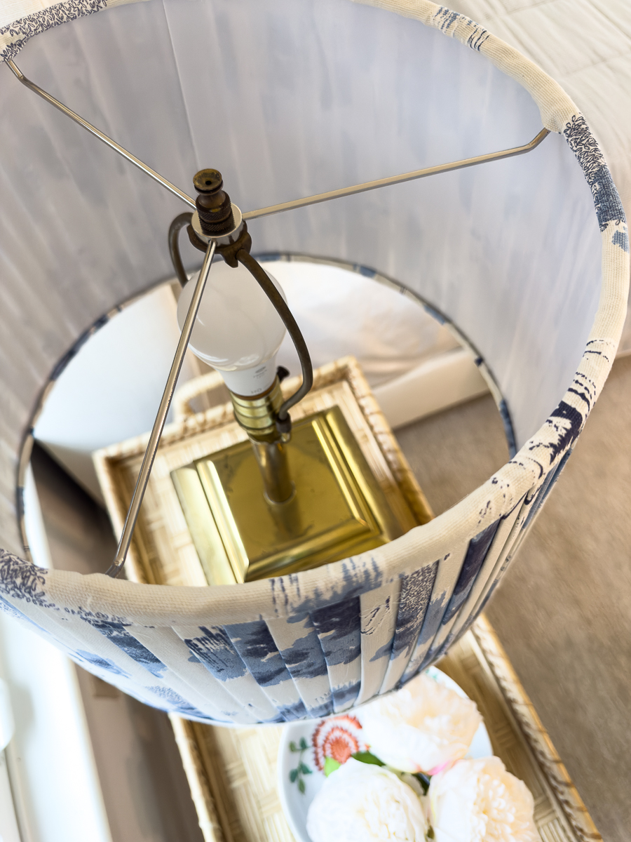 pleated lamp shade