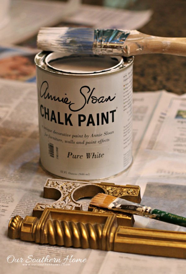 Thrift store decorative key given a new look by Our Southern Home