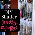 What a cool idea! Old thrift store shutters are perfect to organize your jewelry. Our Southern Home has all the details!