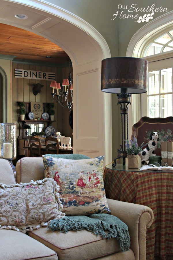 Cozy home decor updates with #unstopables #scentdecor #ad by Our Southern Home