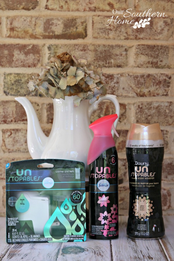 Cozy home decor updates with #unstopables #scentdecor #ad by Our Southern Home