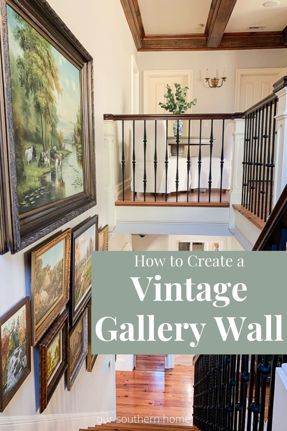 vintage gallery wall