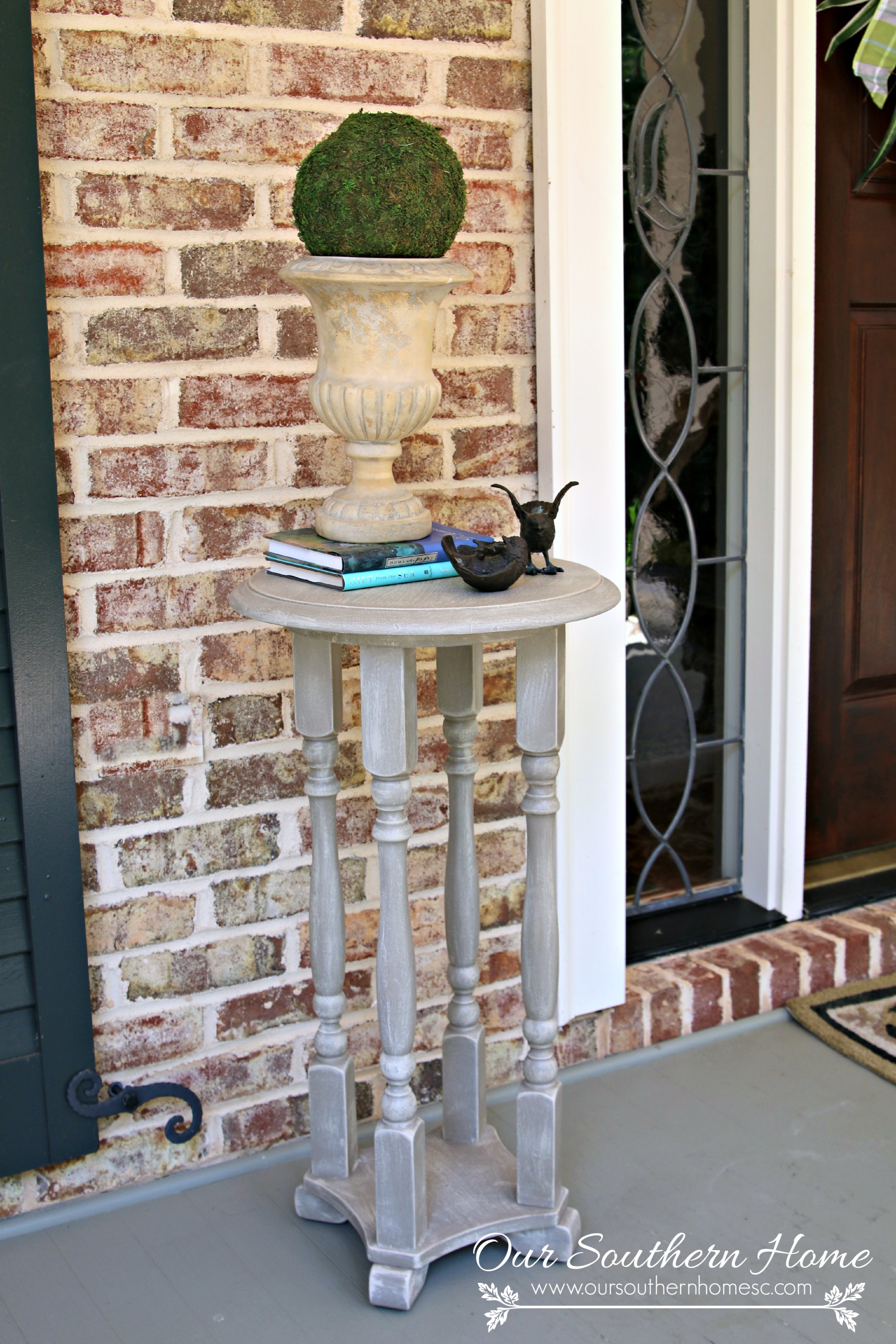 Weathered Rustic Plant Stand