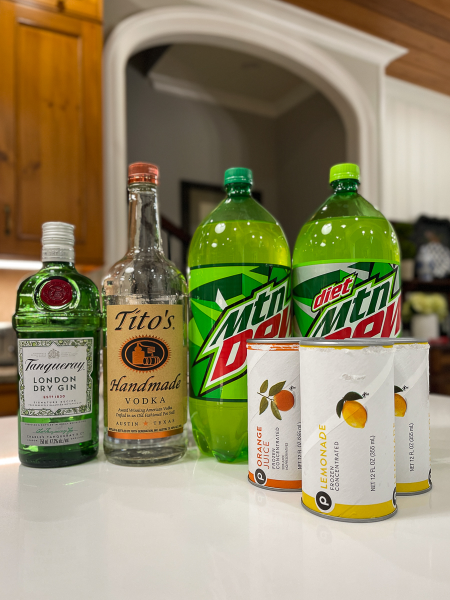 ingredients on counter