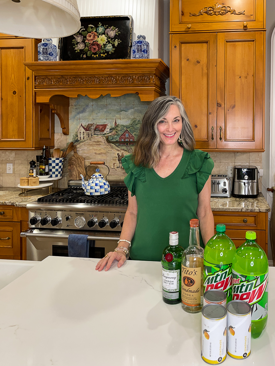 Christy with ingredients