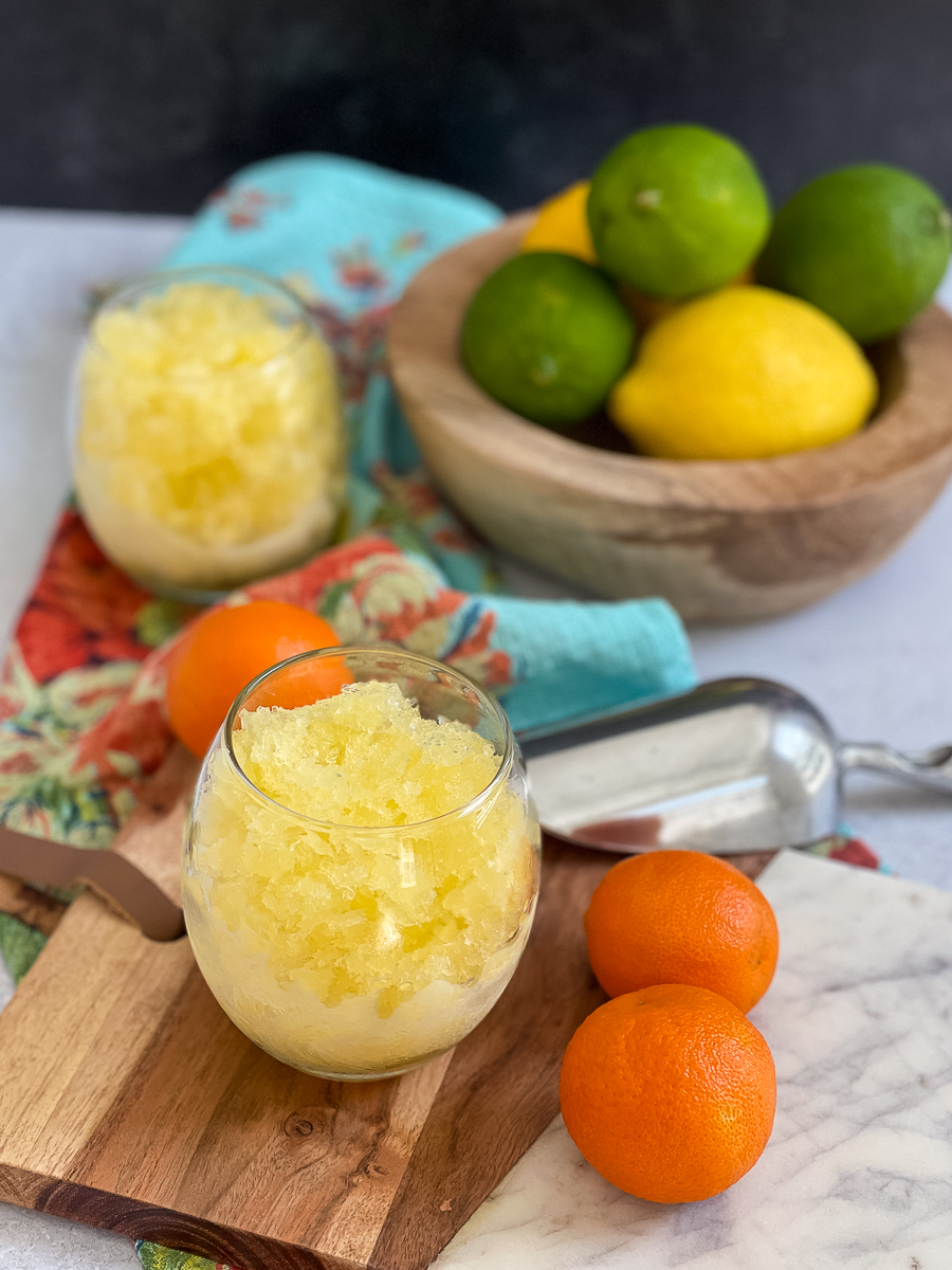 slushie with citrus
