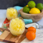 slushie on a marble board