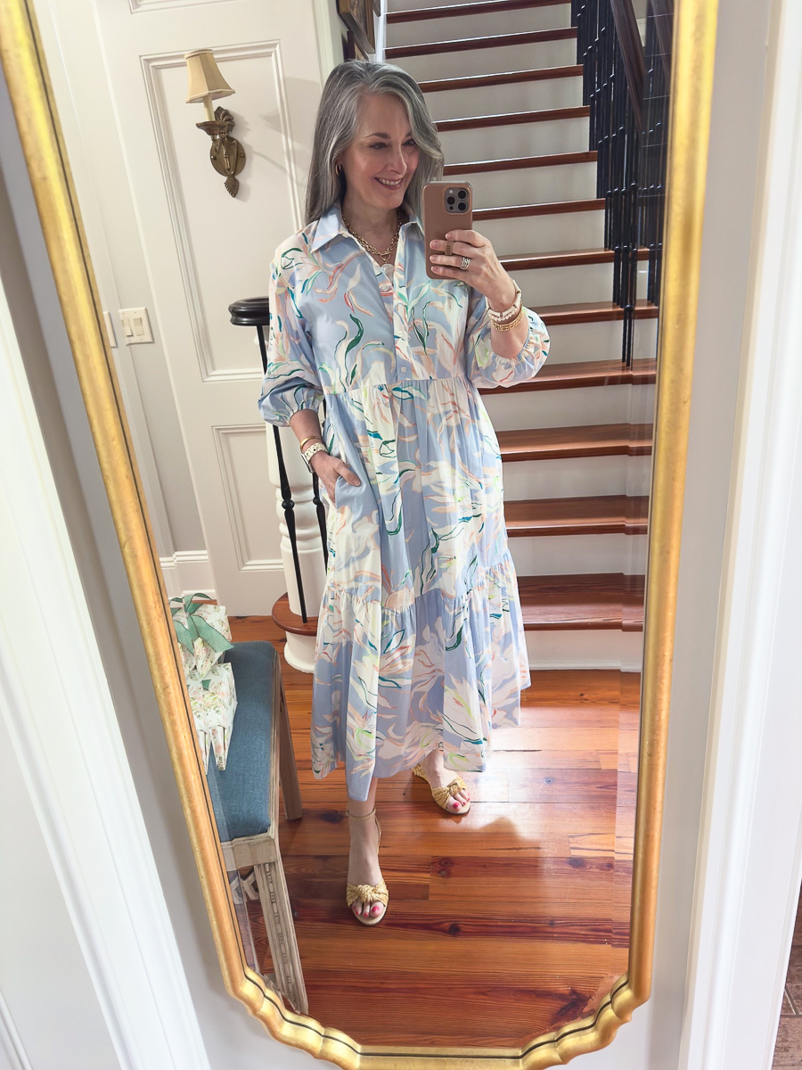 woman in dress