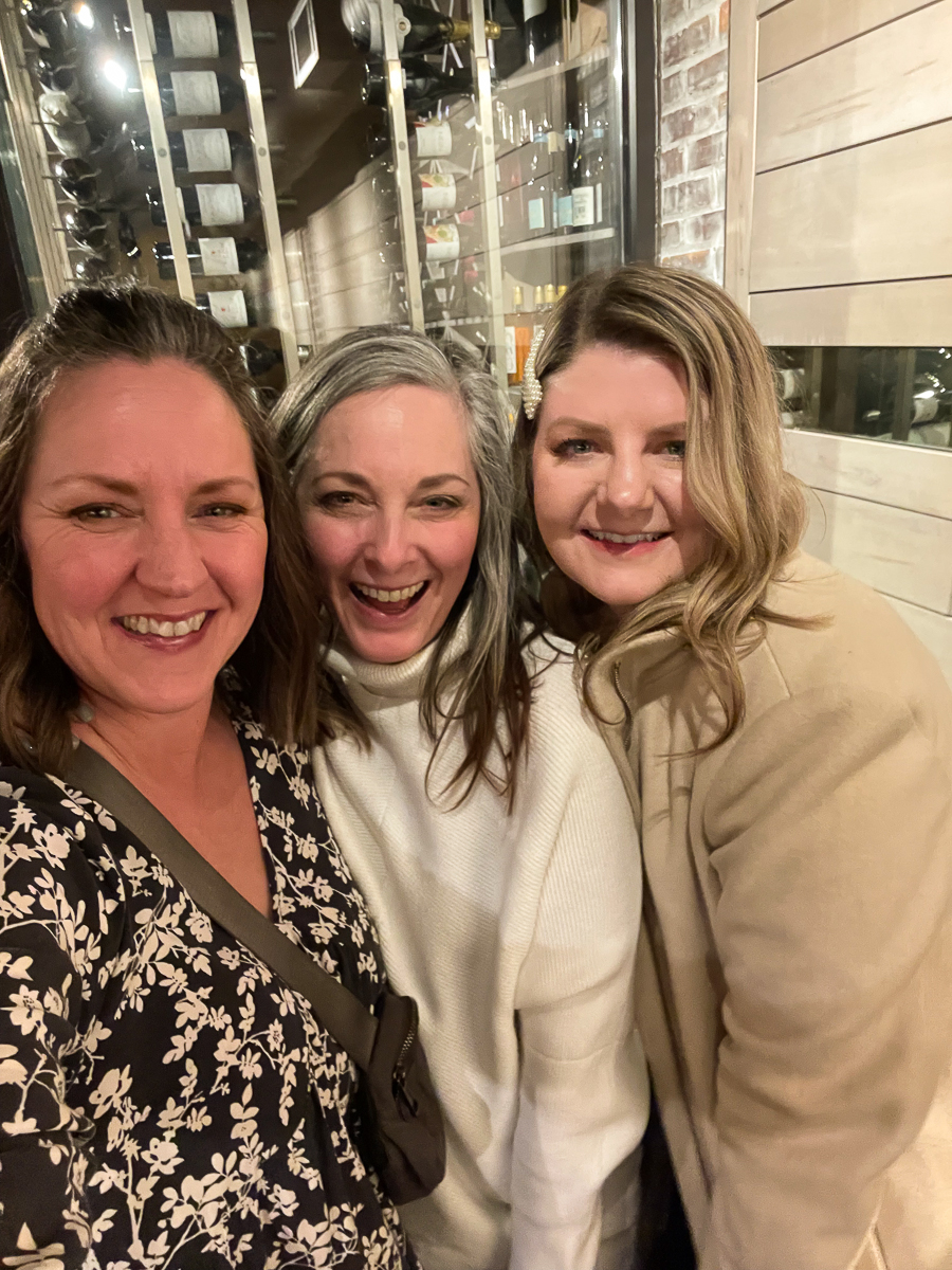 3 women posing together