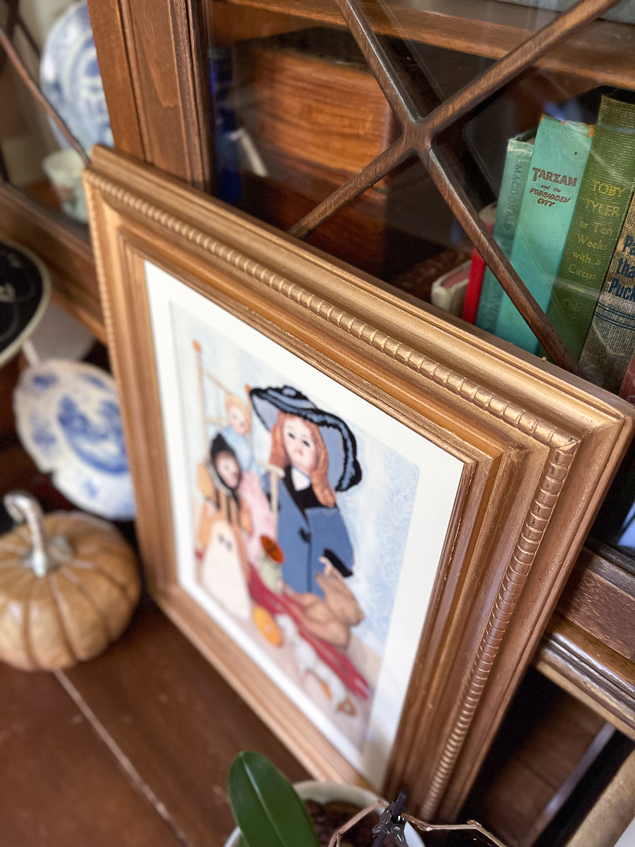 How to add backing to a thrifted picture frame