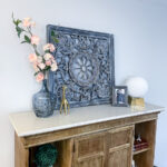medallion on cabinet
