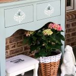 Thrift store basket gets a simple farmhouse makeover with paint!