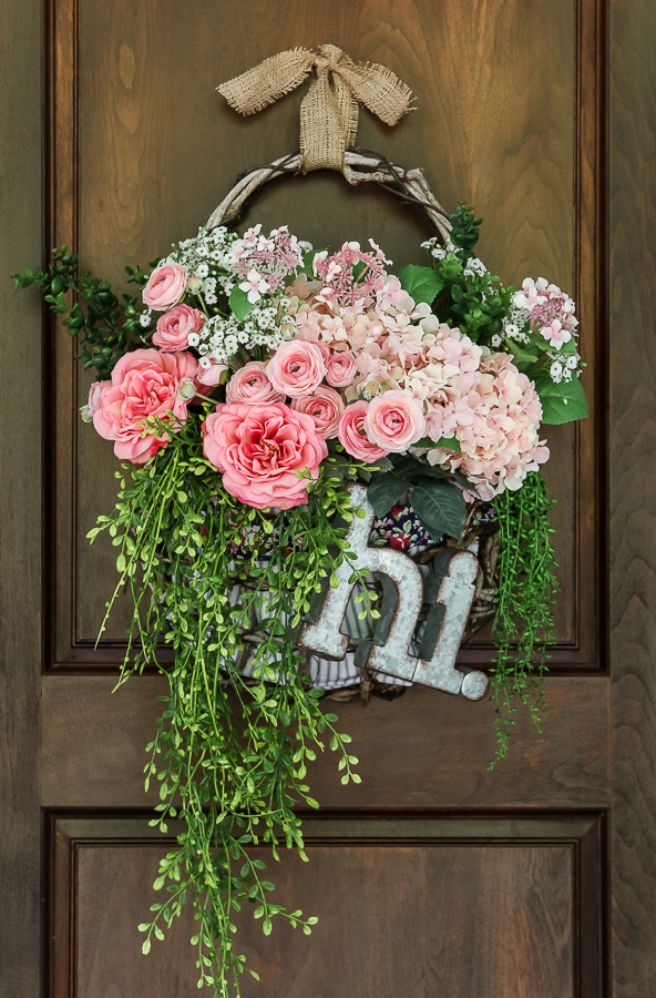 Valentine's Day Door Wreath DIY - Oh So Savvy Mom