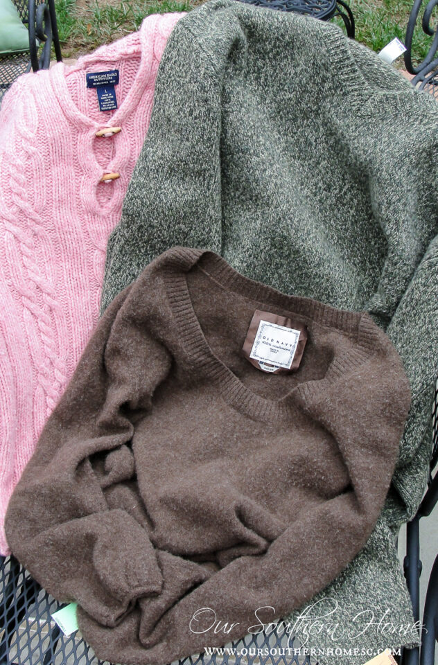 How to Felt Leaves from Thrift Store Wool Sweaters