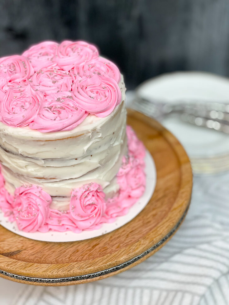 Birthday Cake with Hot Pink Butter Icing Recipe | Ina Garten | Food Network