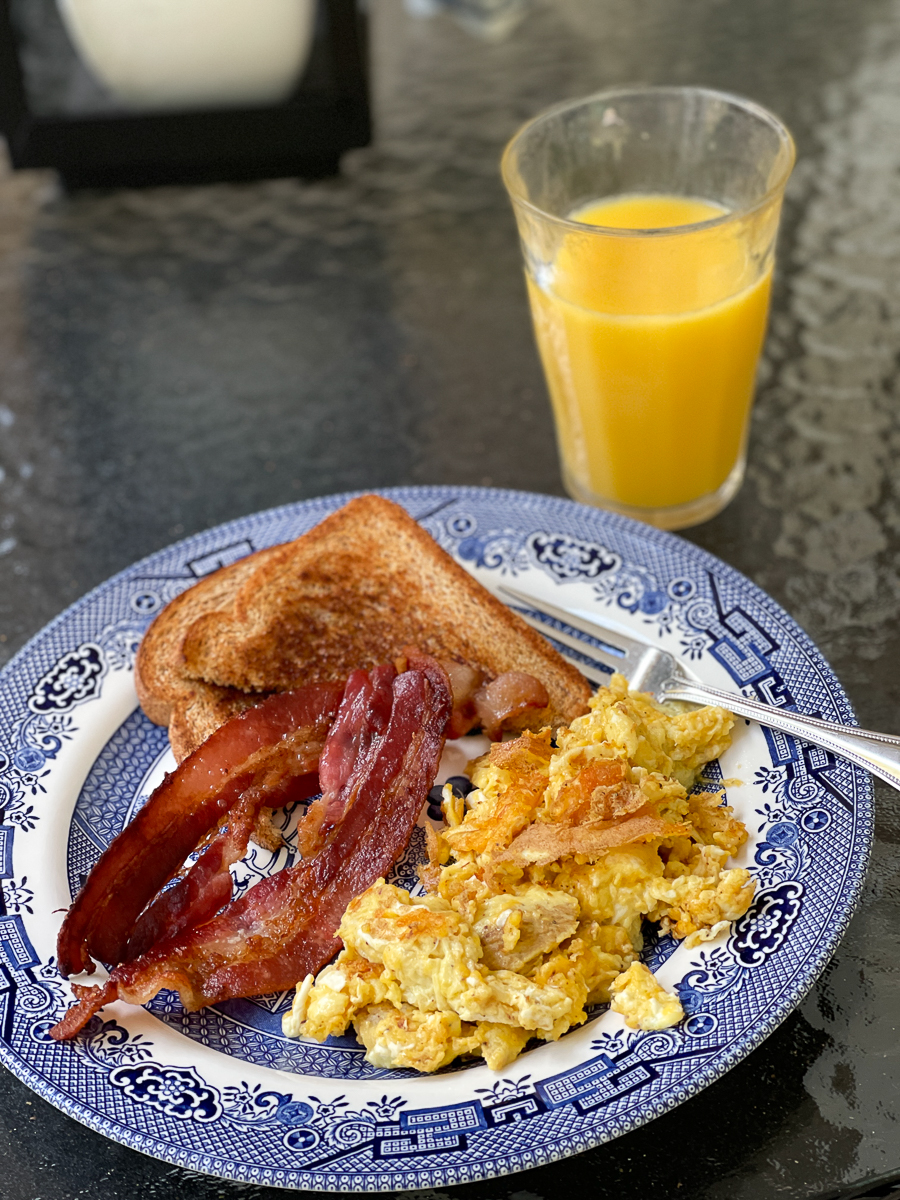 breakfast on table