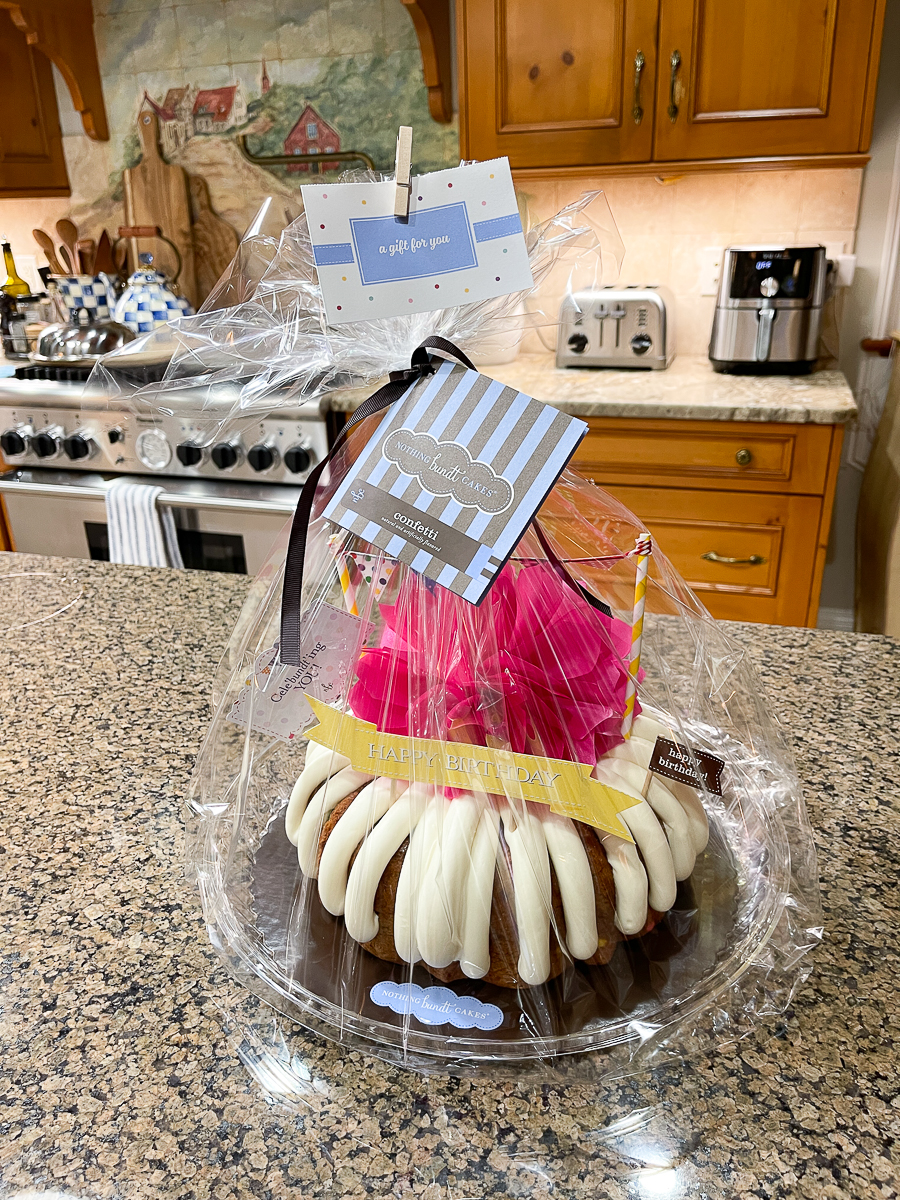 bundt cake wrapped