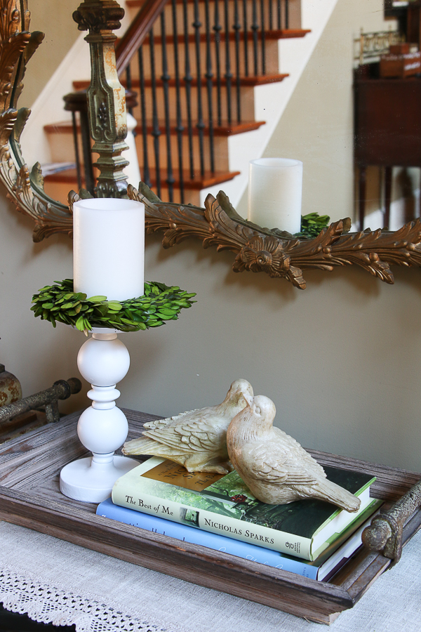 Thrift store candlesticks are not just for candles! Check out these multiple uses from this post!!! #thriftstoremakeover #candlesticks #DIY #spraypaint #homedecor