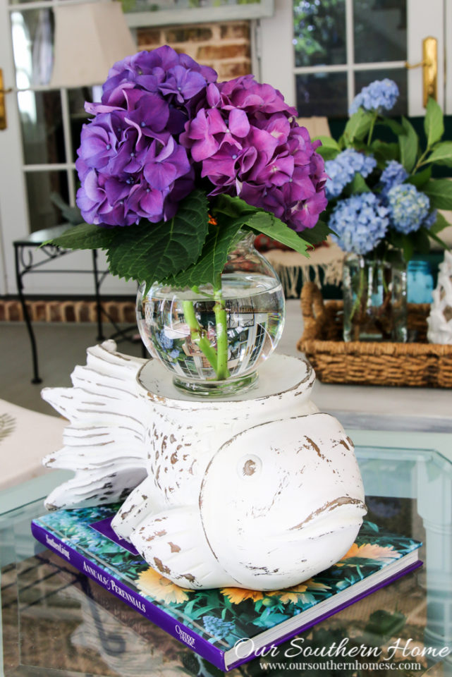 carved fish vase makeover by our southern home-32
