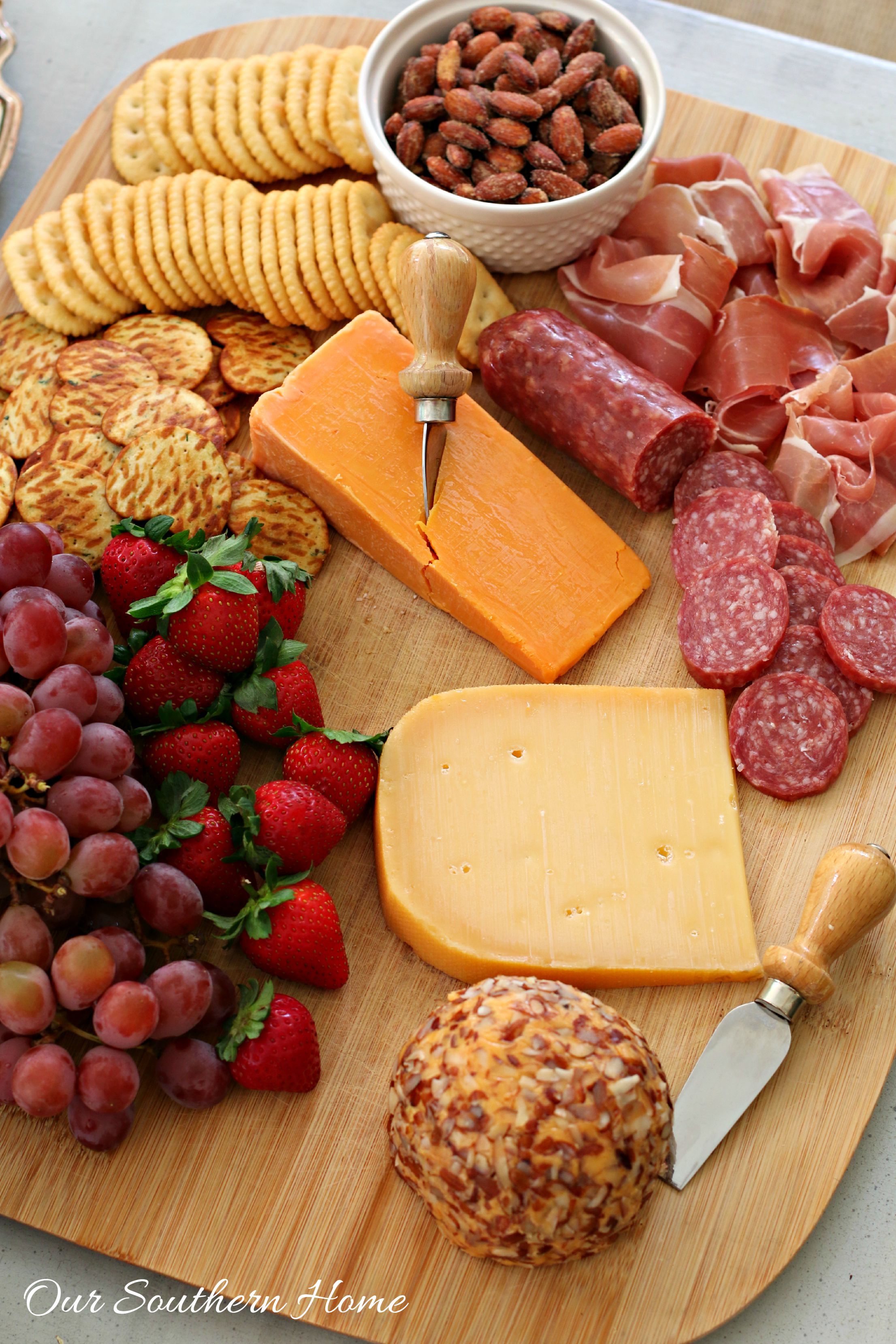 Celebrate at home with ideas from Our Southern Home. You can create a beautiful evening in with just a trip to the grocery store! #sp #epicwithandre