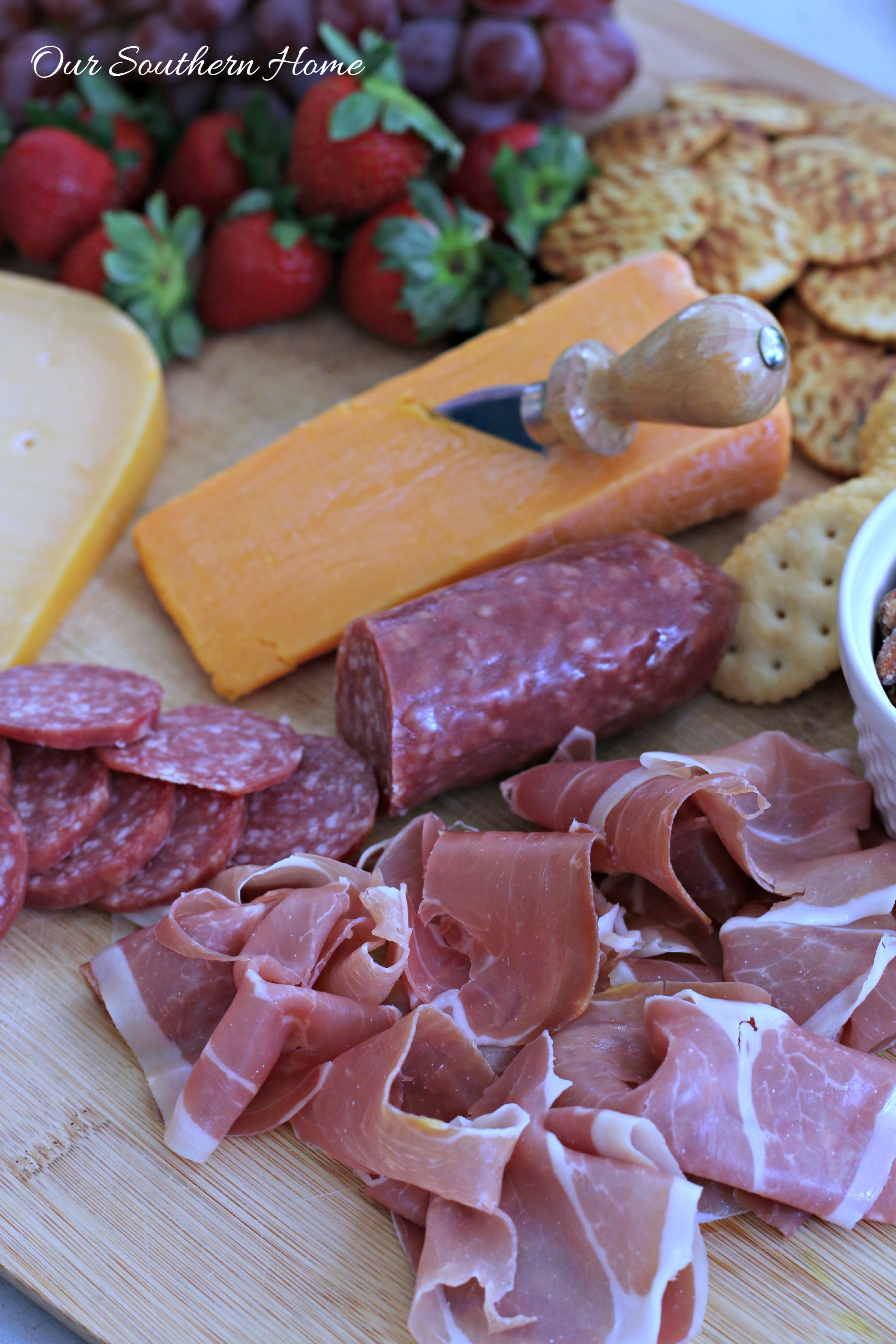 Celebrate at home with ideas from Our Southern Home. You can create a beautiful evening in with just a trip to the grocery store! #sp #epicwithandre