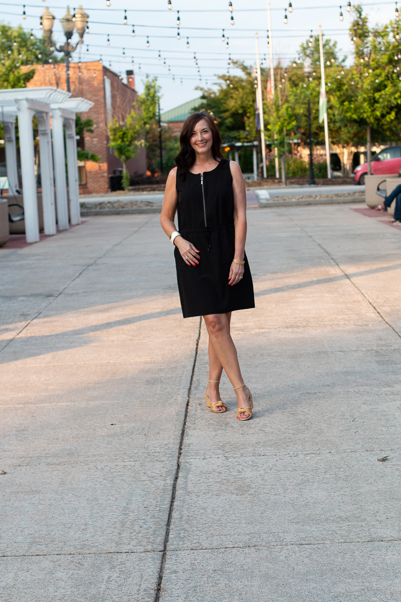 black dress