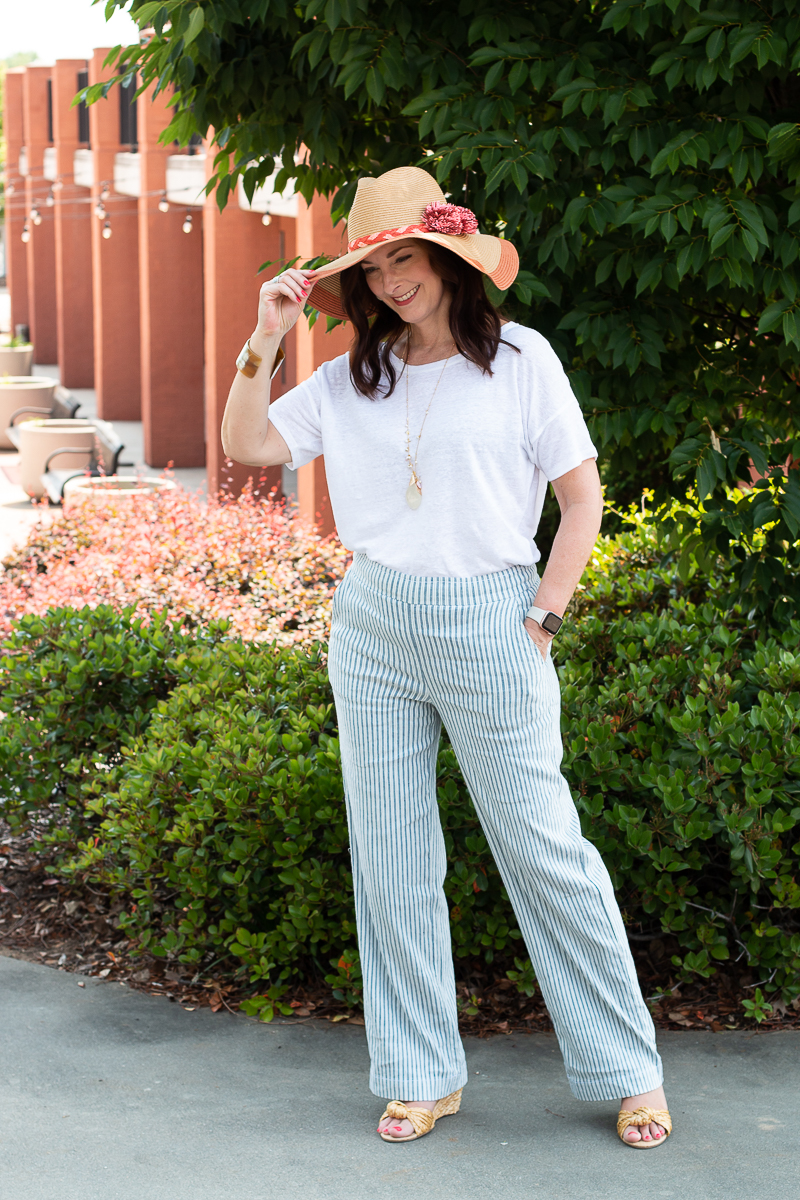 coral outfit