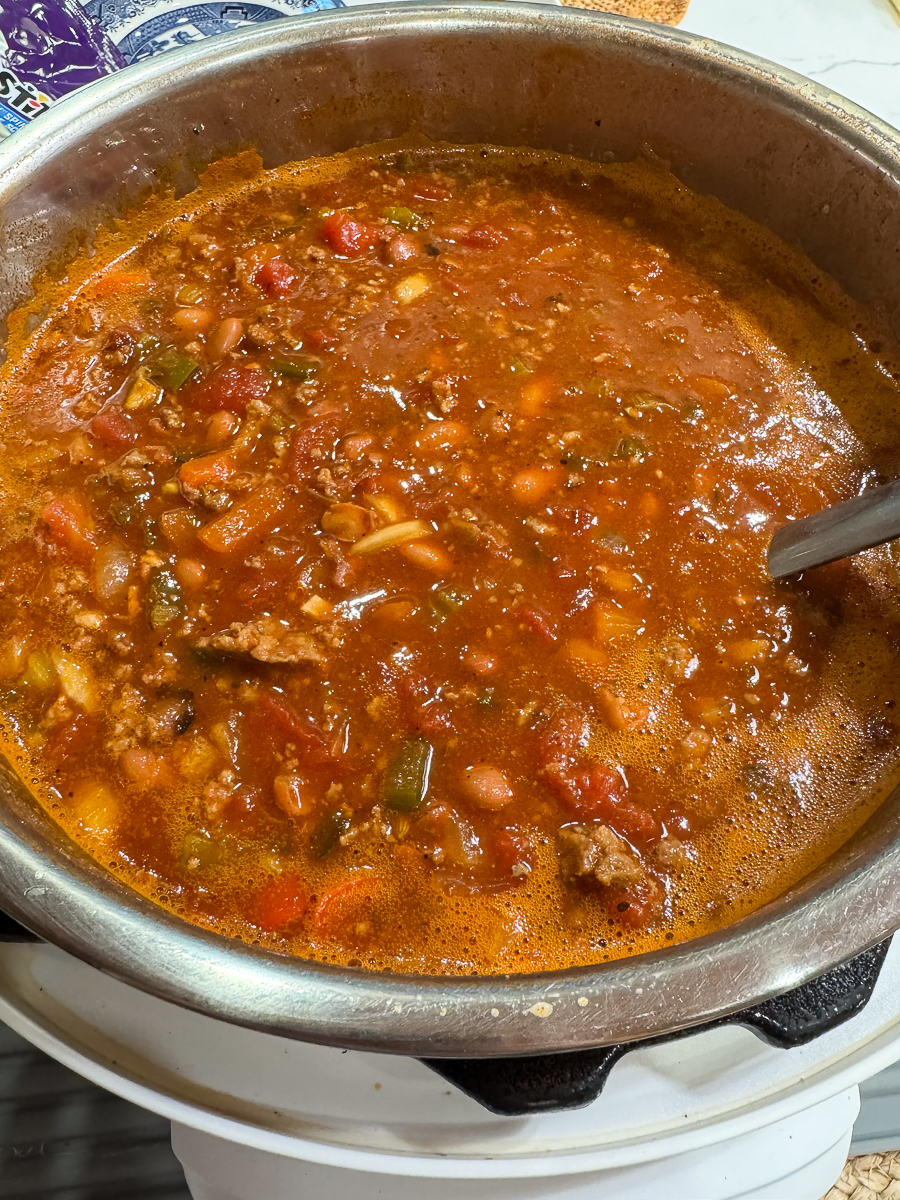 chili in Instant Pot