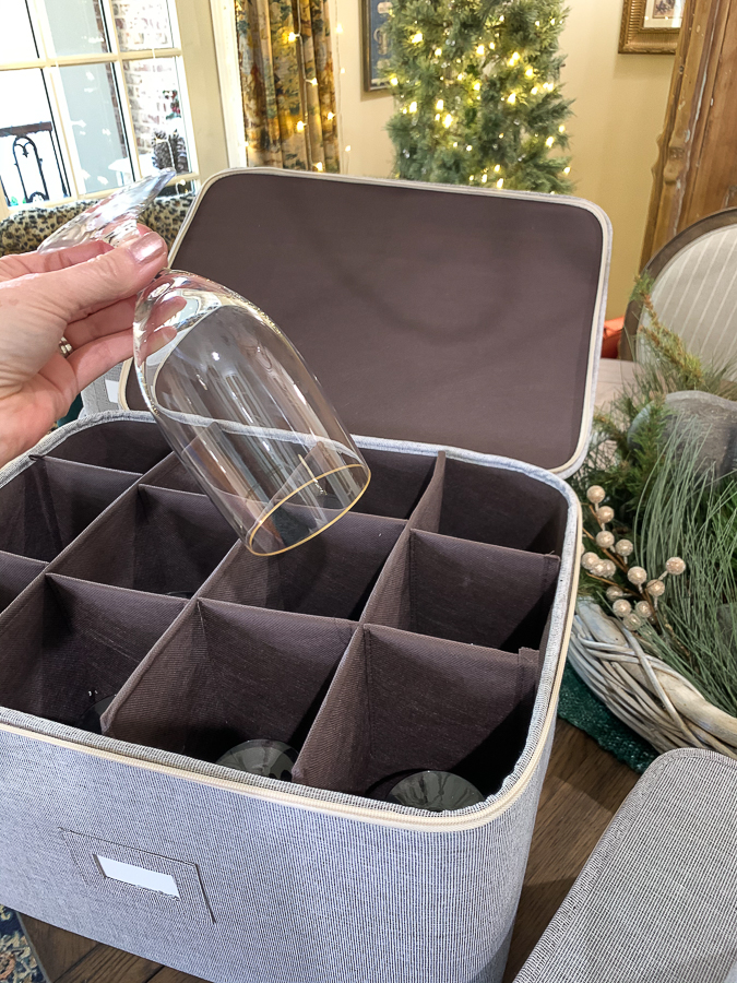 stemware storage crate