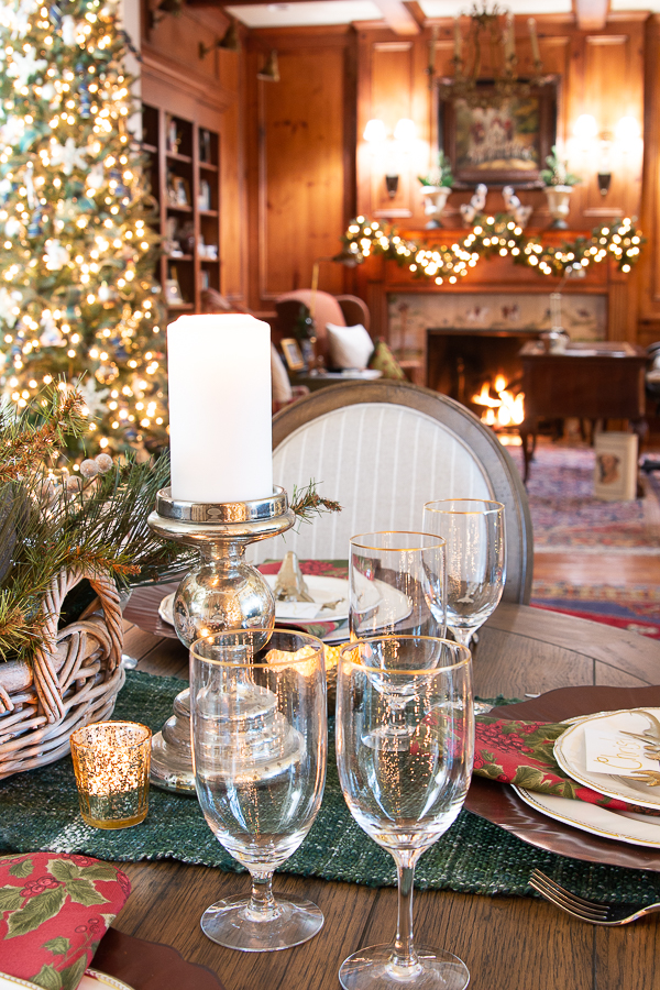 christmas dining room