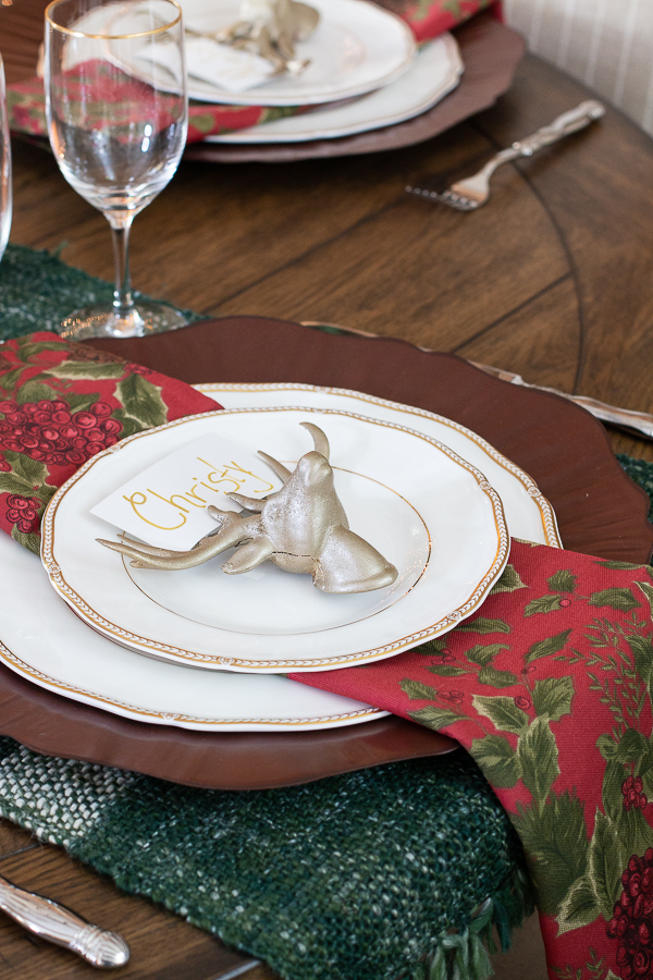 christmas dining room