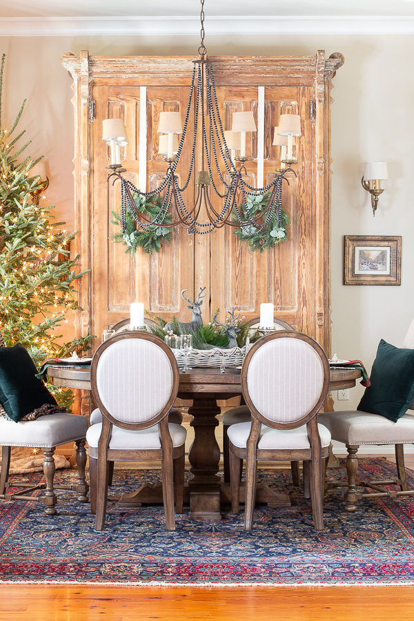 christmas dining room