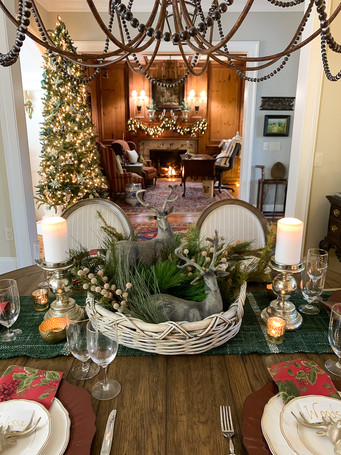 christmas dining room