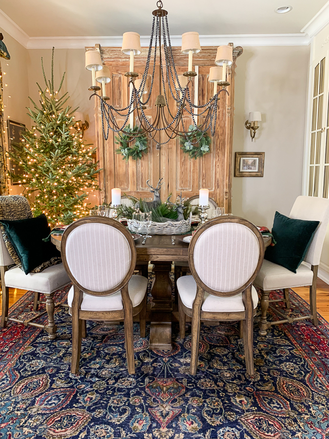 christmas dining room