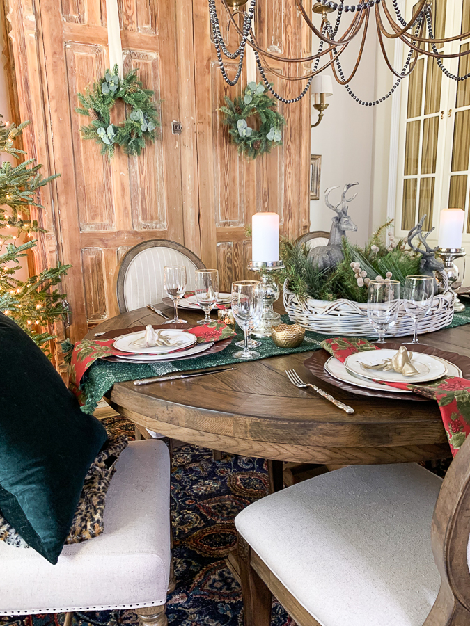christmas home tour youtube christmas dining room