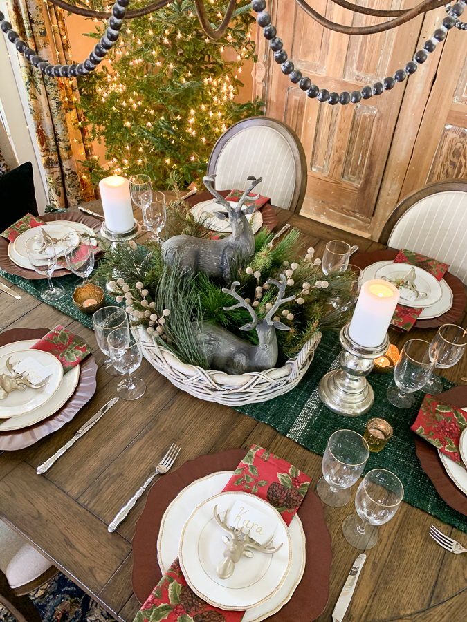 christmas dining room