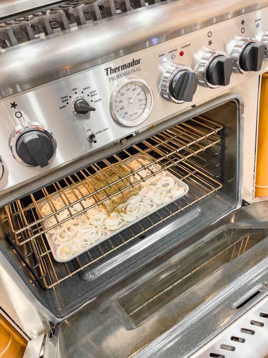 prime rib in the oven